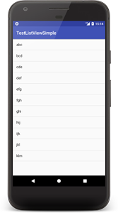 listview a01 - [Android & Kotlin] ListView と ArrayAdapter 簡単なテキストリストの表示