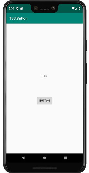 test button 03 - Android の Button アプリを作ってみると簡単だった test button 03 - Android の Button アプリを作ってみると簡単だった