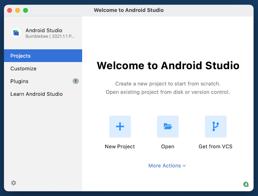 2021 1 1p2 as 12b - [Android] Android Studio をMacにインストールする