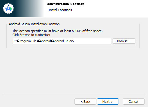 as2022.2.1 04 1 - [Android] Android Studio をインストールする手順（Windows）
