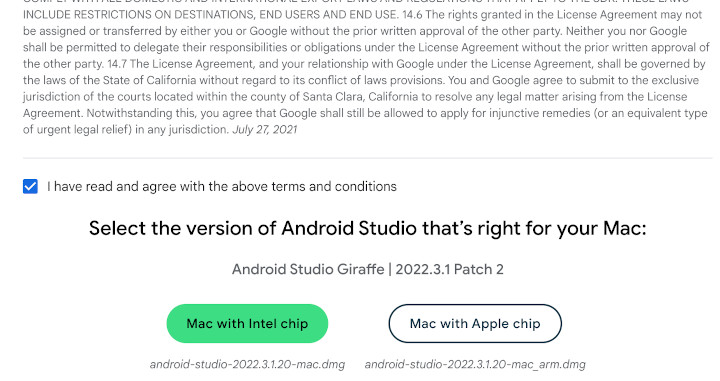 asm2022 3 1 02 - [Android] Android Studio をMacにインストールする