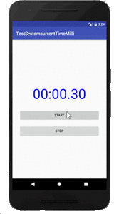 timemillis02 - [Android] ターマーやストップウォッチをSystem.currentTimeMillis() で作成するには