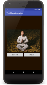 alpha animation 01 - [Android] AlphaAnimation フェードイン・フェードアウト