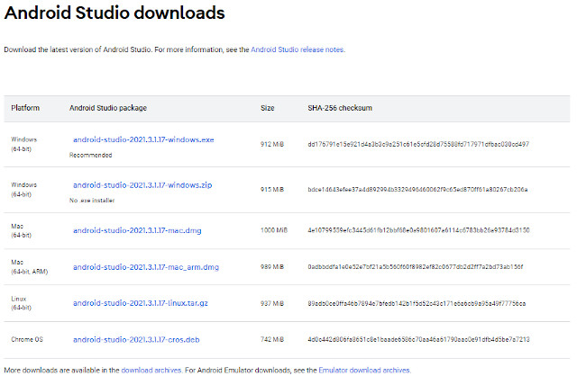 as2021.3.1 03 - [Android] Android Studio をインストールする手順（Windows）