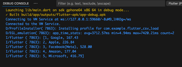 flutter datastore 02 - [Flutter] CSV ファイルを asset から読み出す