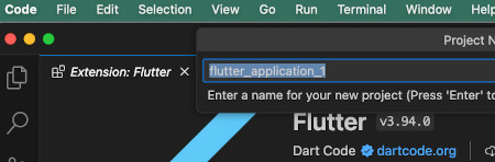 flutter newp 05 - [Flutter] VSCode 初めてのプロジェクト作成